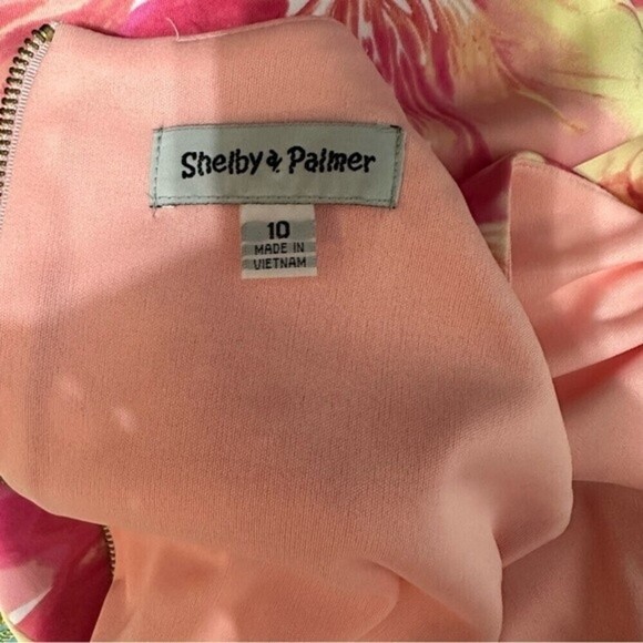 Shelby & Palmer Floral Print Multi-Colored Dress Size 10 - Picture 13 of 16
